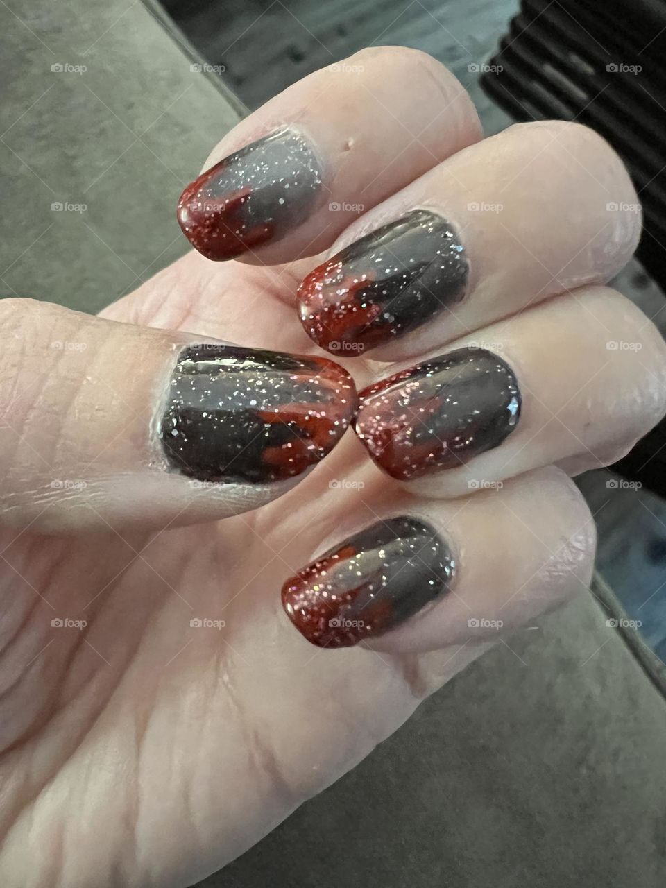 One of my Halloween nail art designs