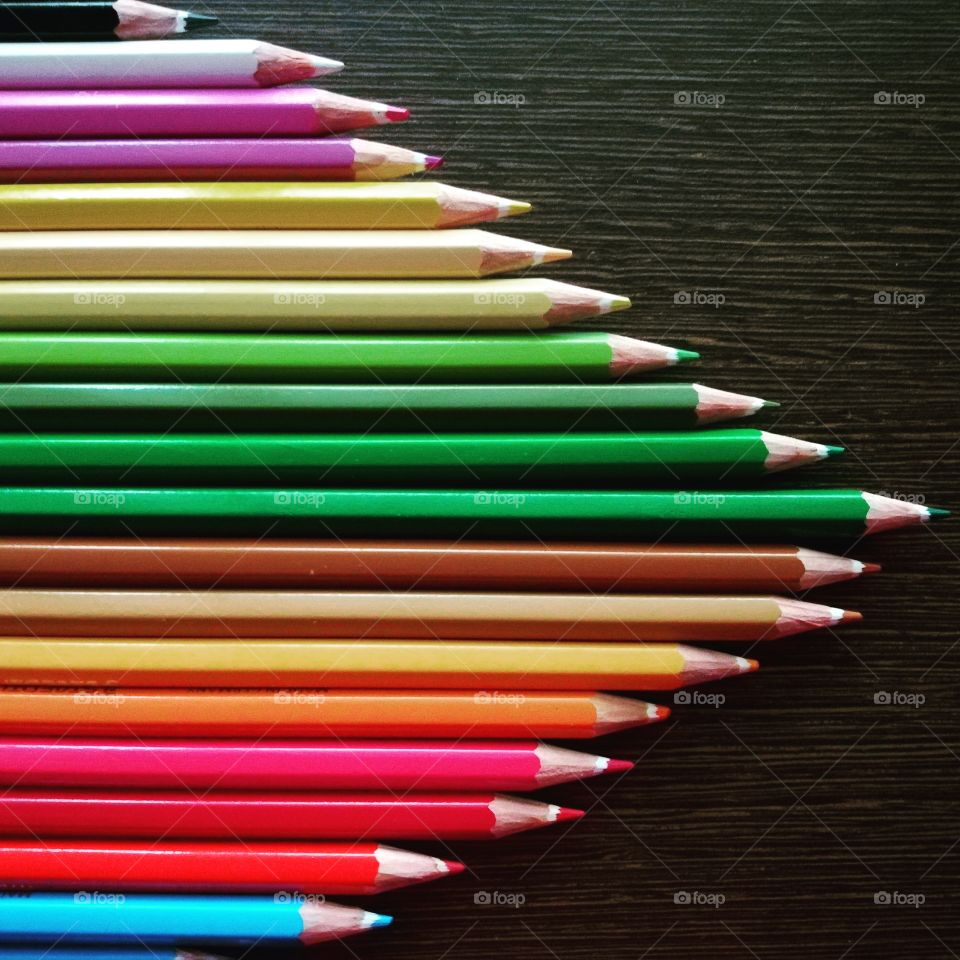 Colorful pencils