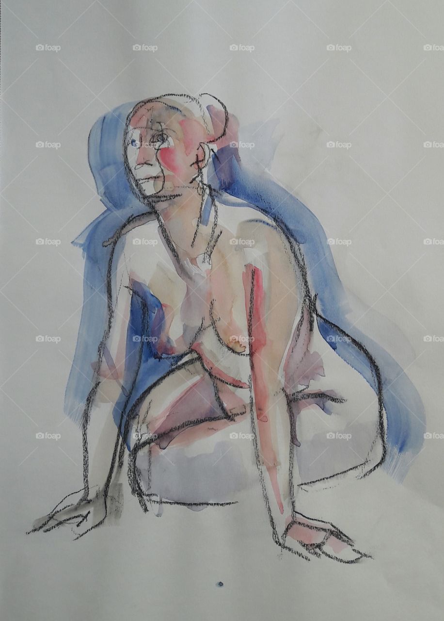 watercolour sketching