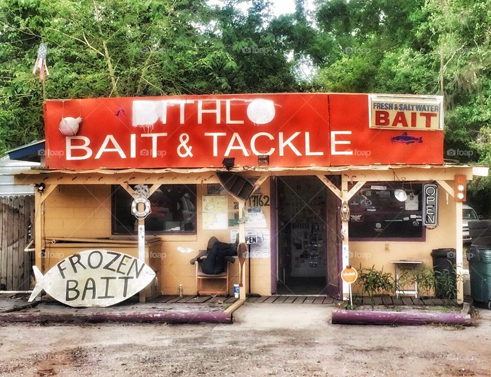 Rural bait shop