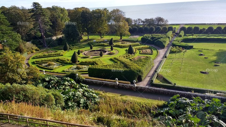 Dunrobin Castle gardens