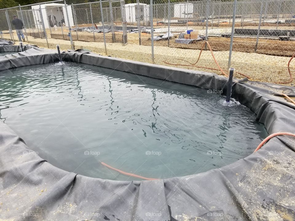 Sewage, Water, Dug Out Pool, No Person, Industry