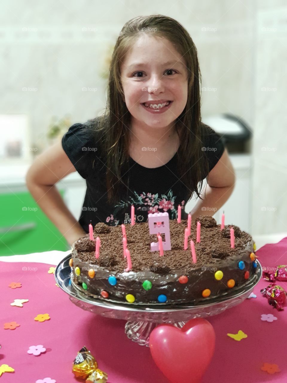 A alegria da minha filha, agora com 9 anos!!! Que Deus te abençoe sempre, minha filhota!