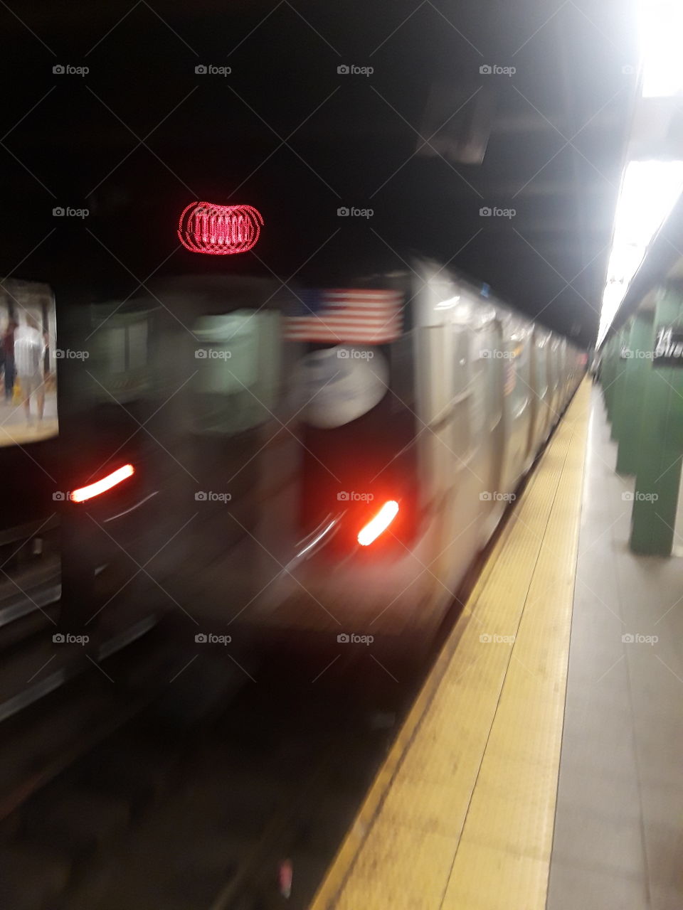 14th Street subway platform, Lower Manhattan, New York