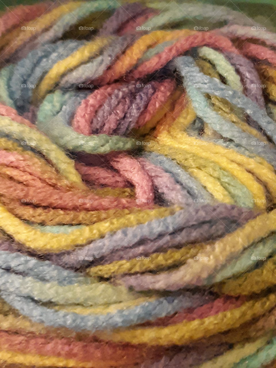 pastel yarn