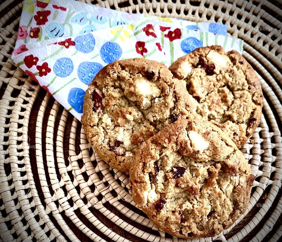 White Chocolate Chip Cranberry Cookies are my favorites