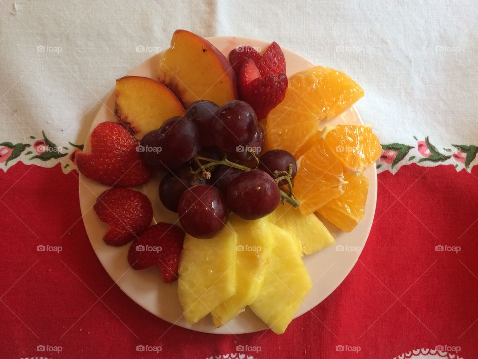 Fancy Fruit Plate