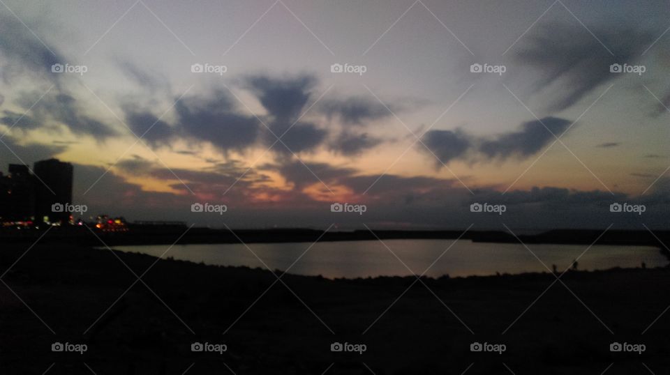 Sunset, Landscape, Lake, Dawn, Water