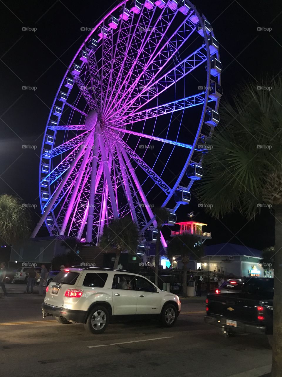 Festival, No Person, Ferris Wheel, Evening, Roll Along