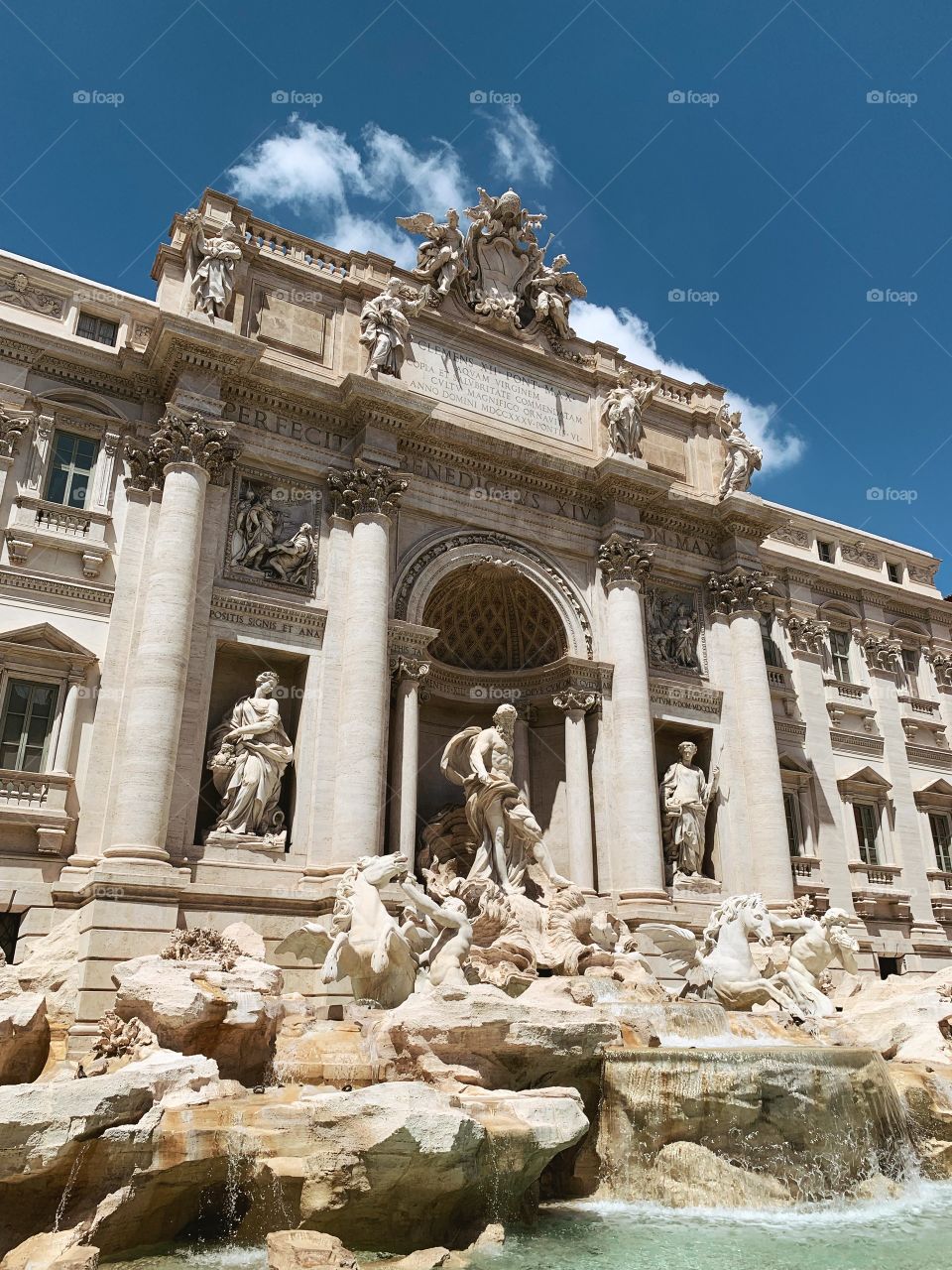 The Trevi Fountain. Rome, Italy 