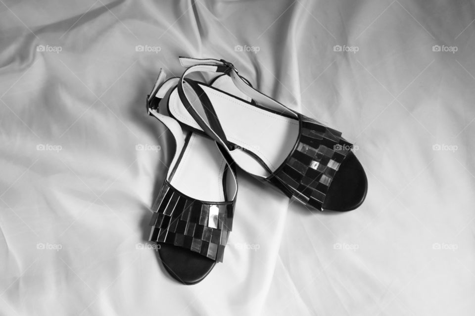 sandal fashion display