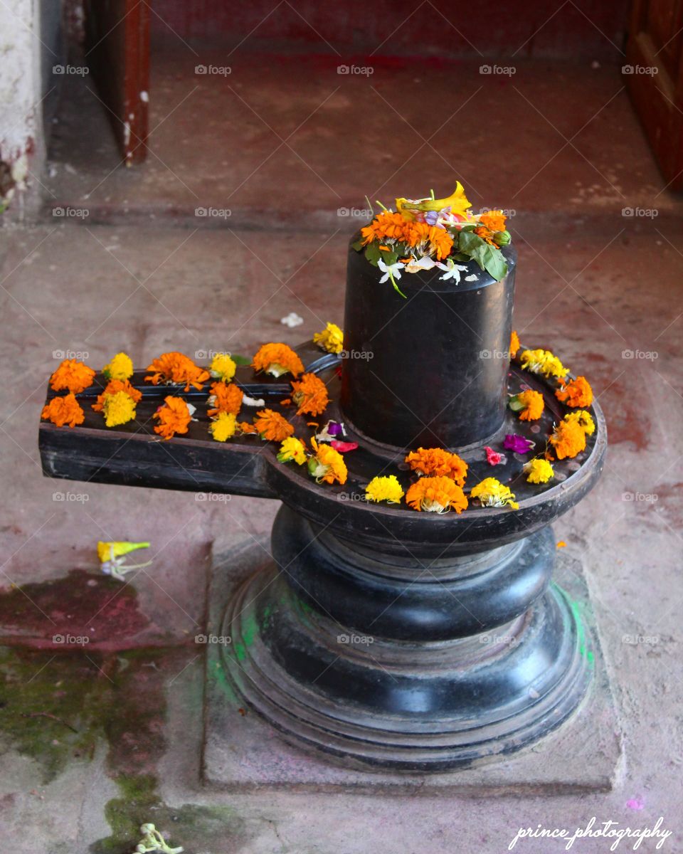 Shiva ling, is an abstract or aniconic representation of the Hindu deity, Shiva, used for worship in temples, smaller shrines, or as self-manifested natural objects. In traditional Indian society, the linga is seen as a symbol of the energy and potential of Shiva himself.