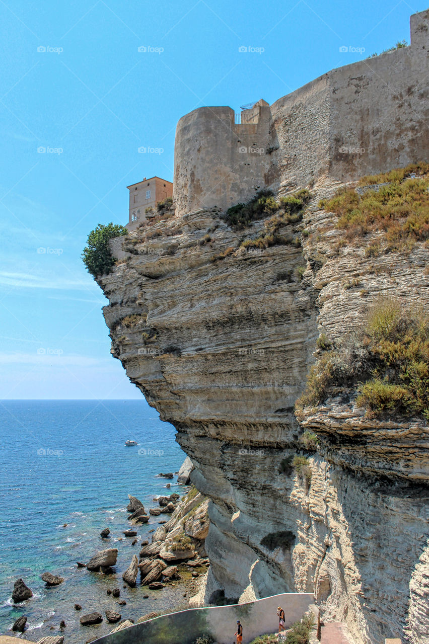 The cliffs of Bonifacio