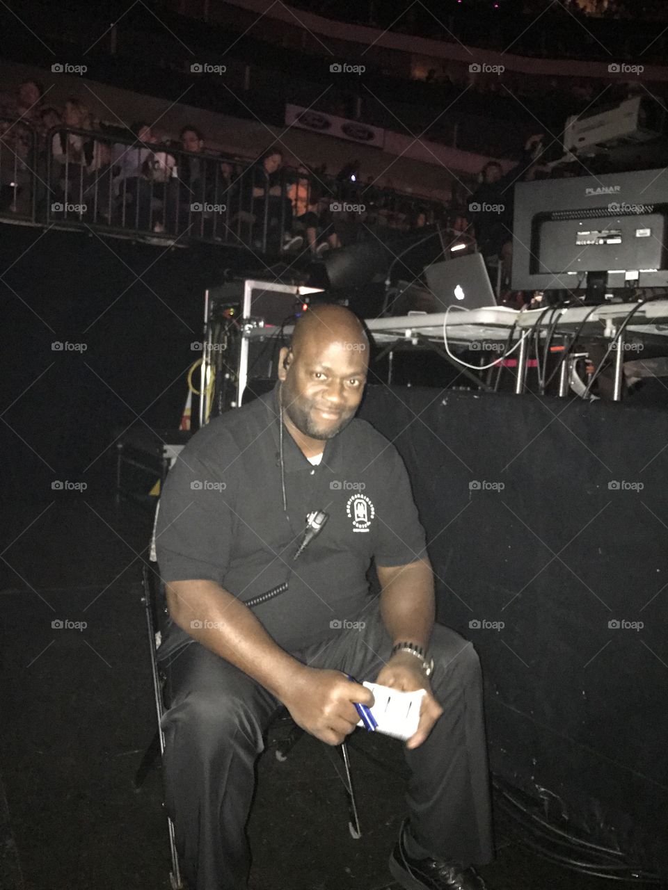Awesome Security Guy at Jingle Ball