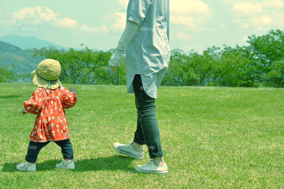 walk in the park with mom