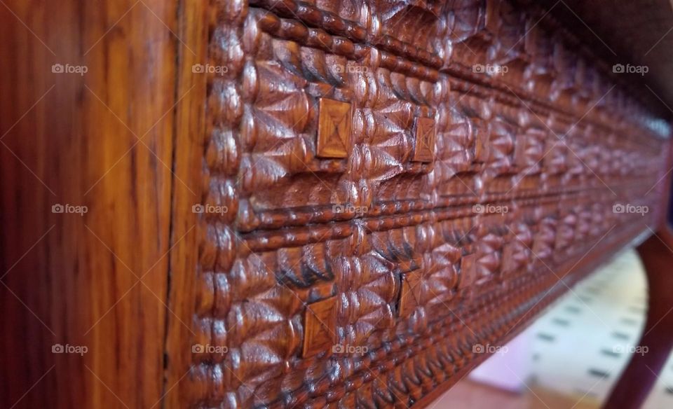 Hand Carved Antique Table