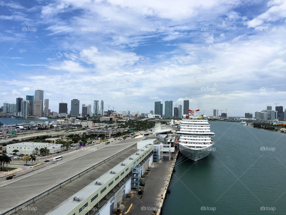 Port of Miami cruise ships
