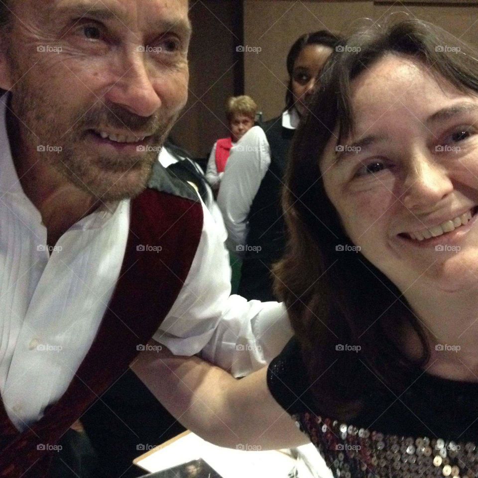 smiling with Lee Greenwood