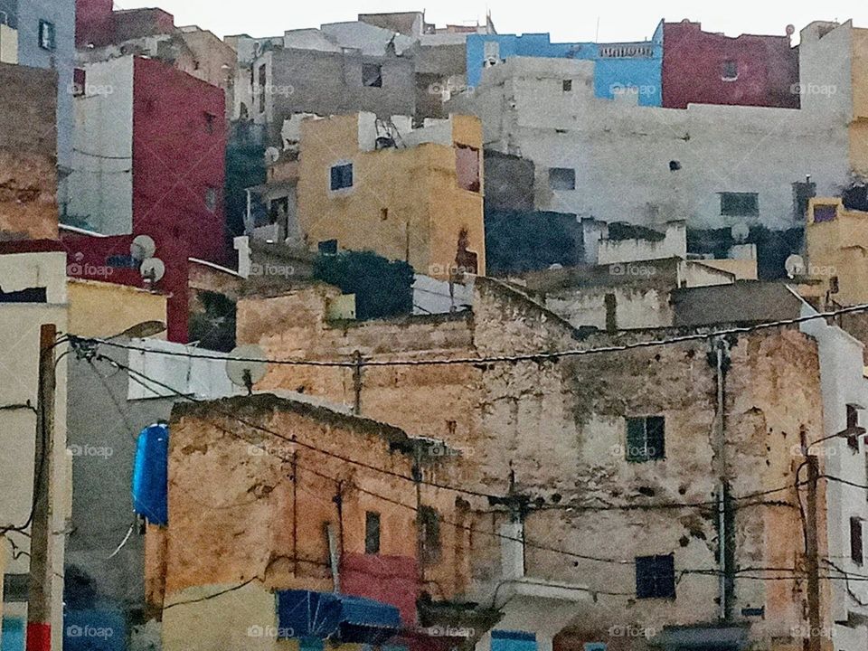 Ancien house's in village Bhalil in morroco