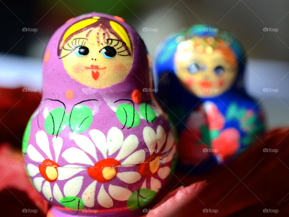 Two Russian dolls