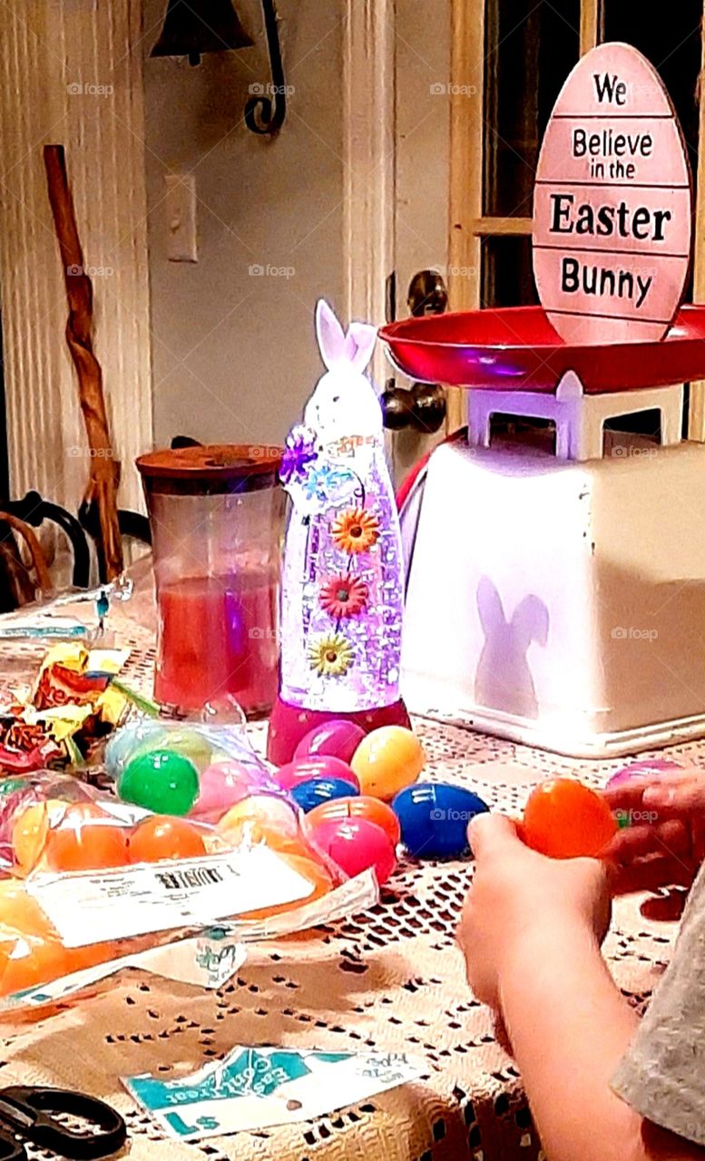 getting eggs stuffed for the hunt