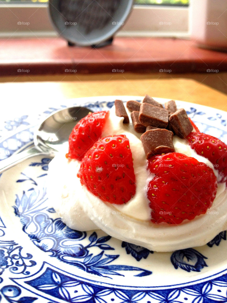 food cream strawberry chocolate by ambertaba