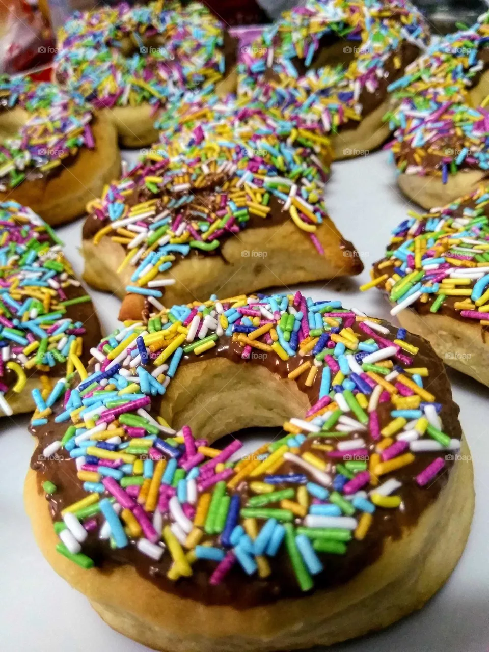 Rainbow candies