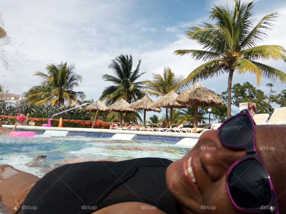Resort, Beach, Tropical, Dug Out Pool, Water
