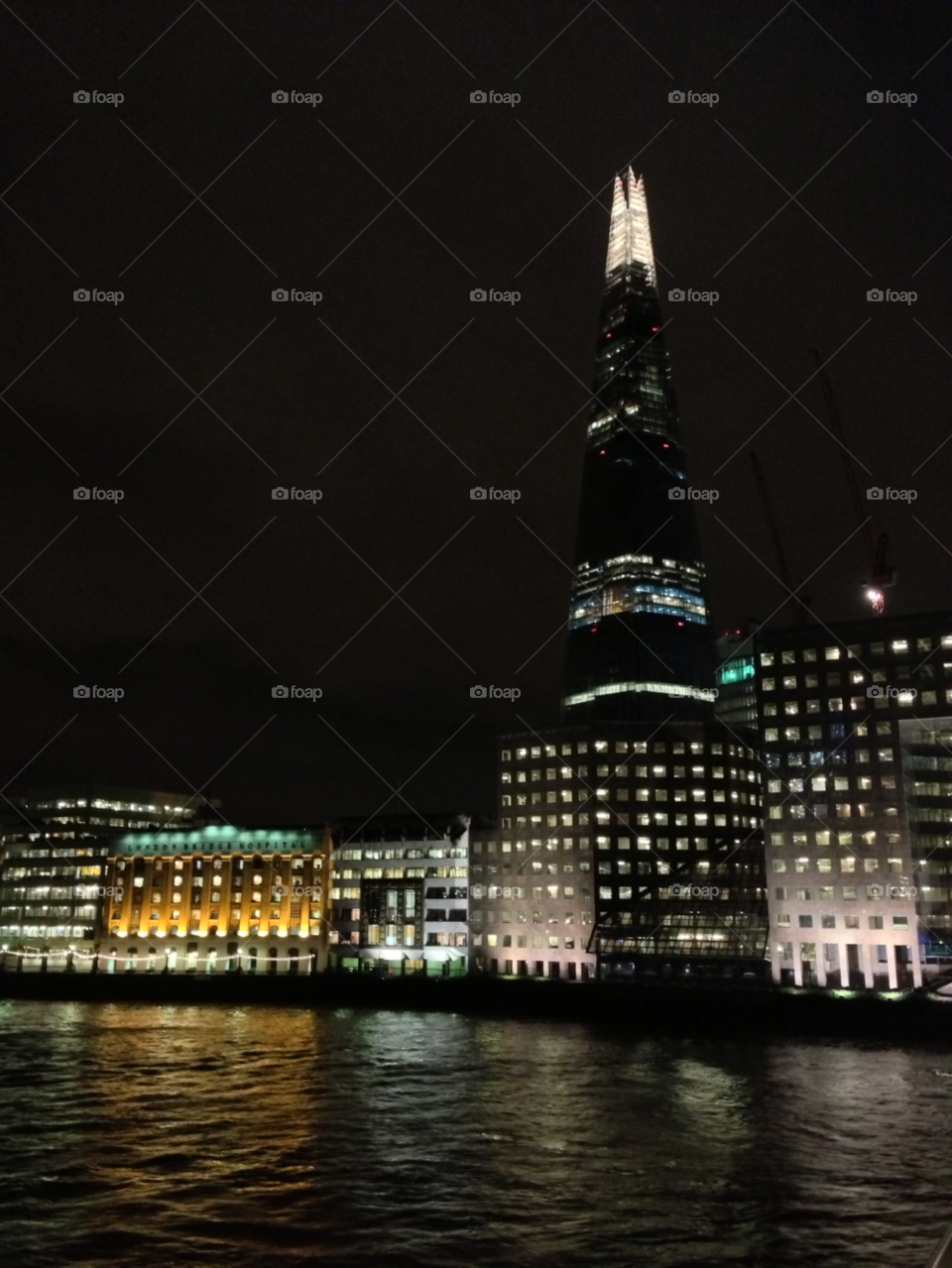 london uk the shard by night by ijbailey
