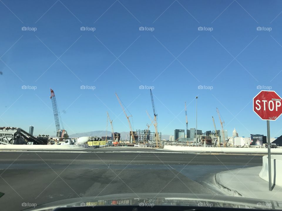 Riders stadium in construcción Las Vegas 