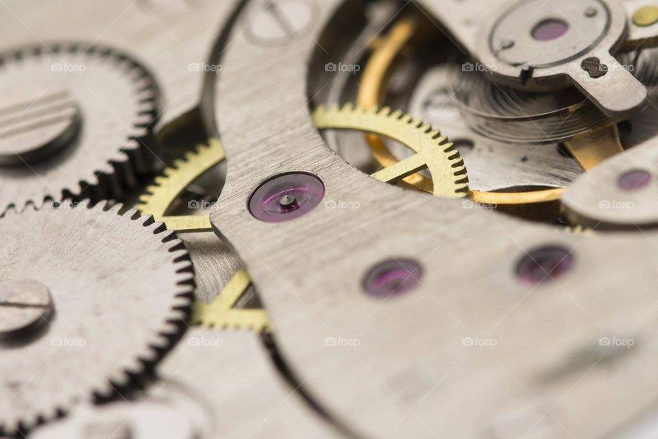 Mechanical gear macro shot