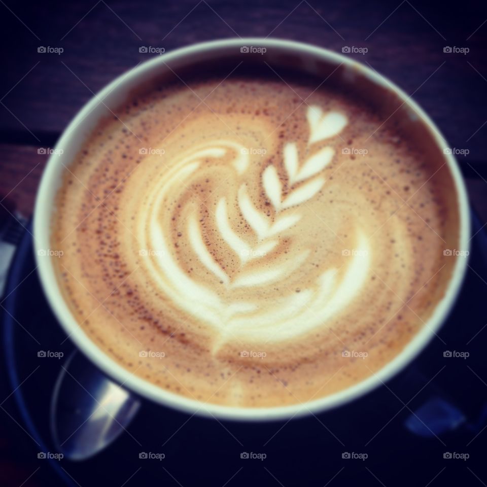 Coffee. Artisan coffee patterns