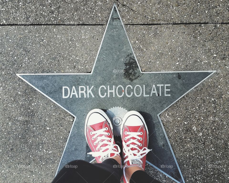 dark chocolate star