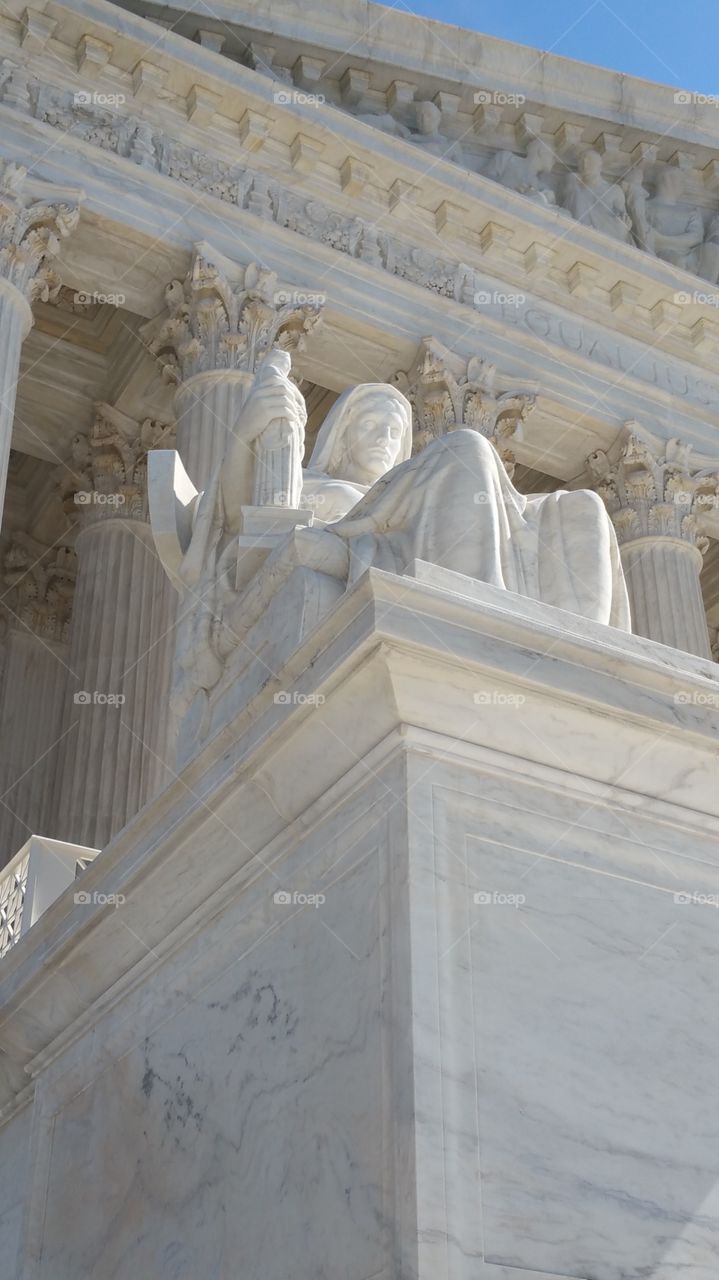 "The Contemplation of Justice" at the Supreme Court at D.C.