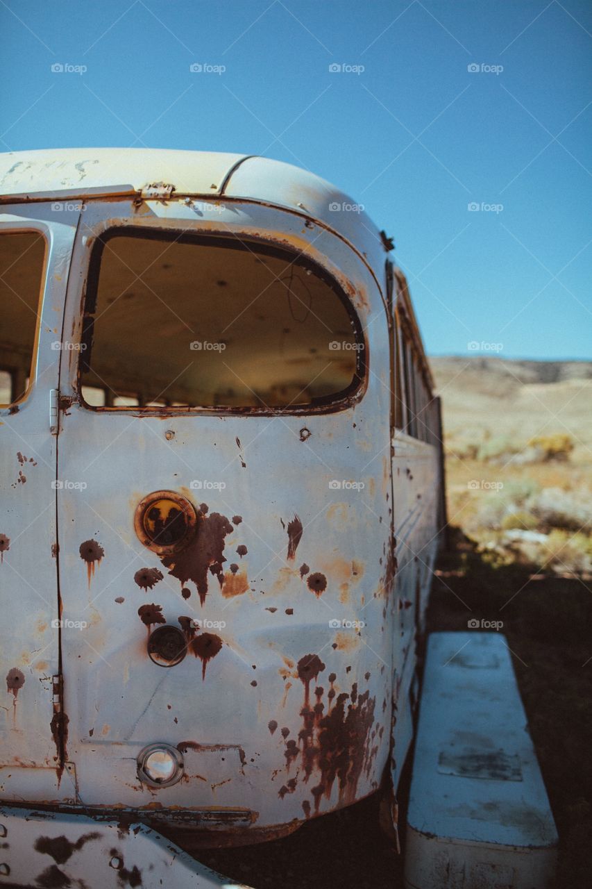 Banged up and left for dead.