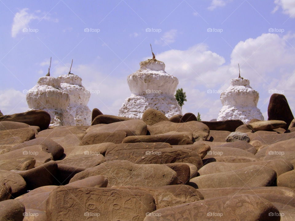 Buddhist stupas