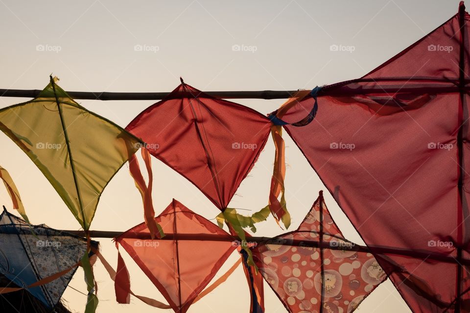 Beautiful color shade of kite