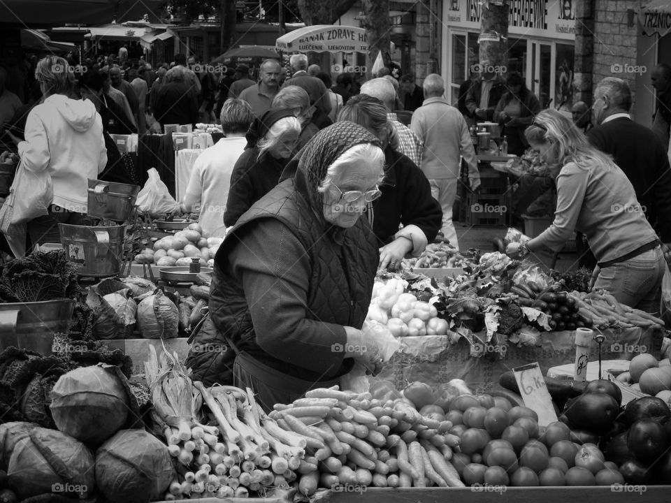 Split Croatia a day at the Market 