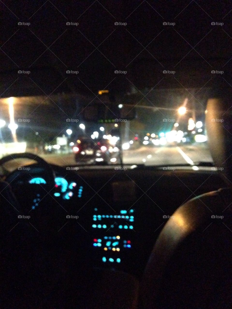 Late night driving
