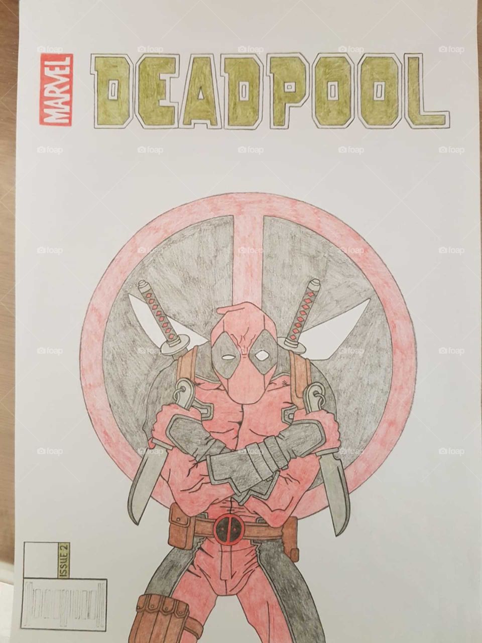 deadpool drawing