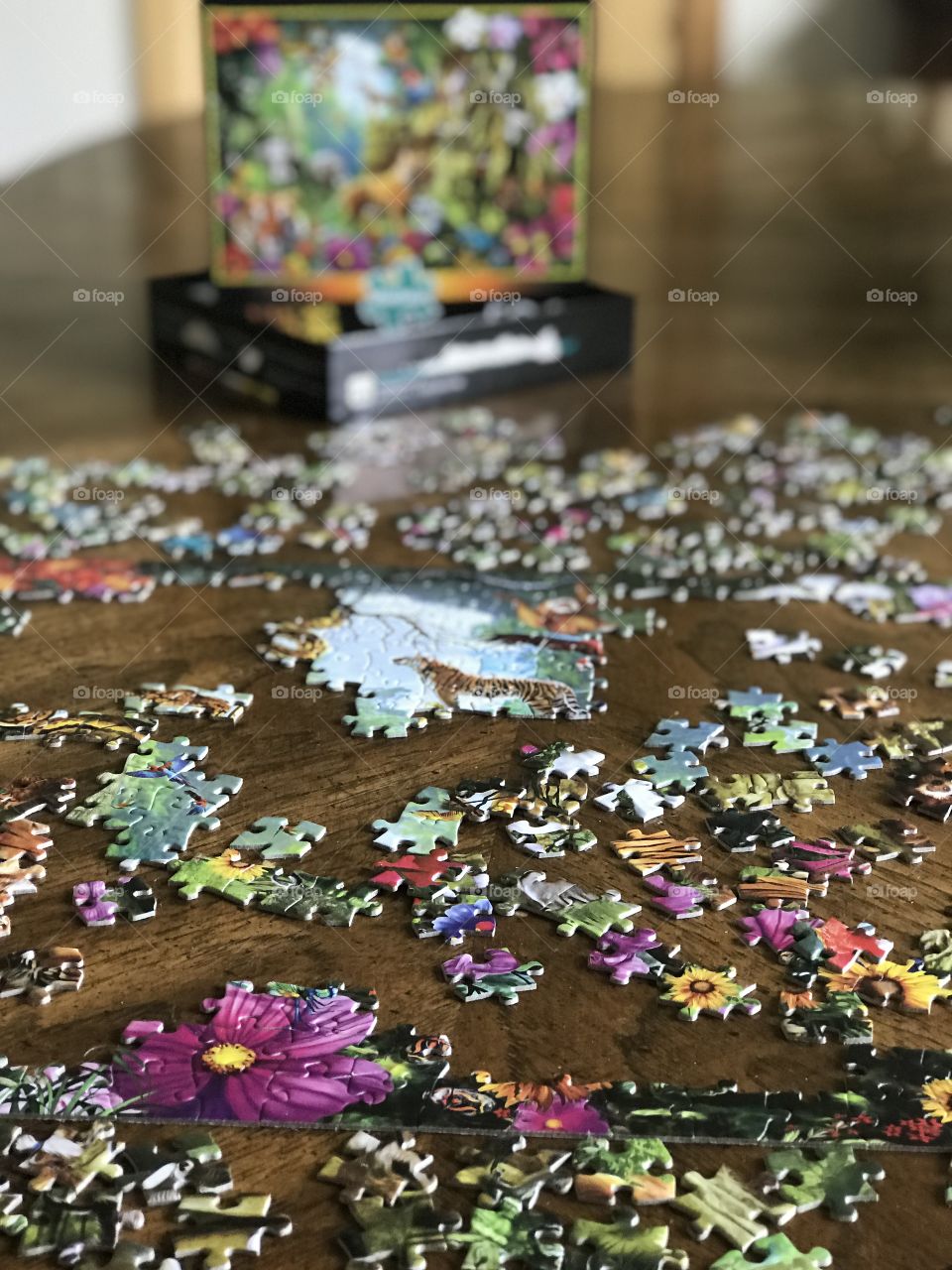 Puzzles are like piecing together life. It takes work and patience.