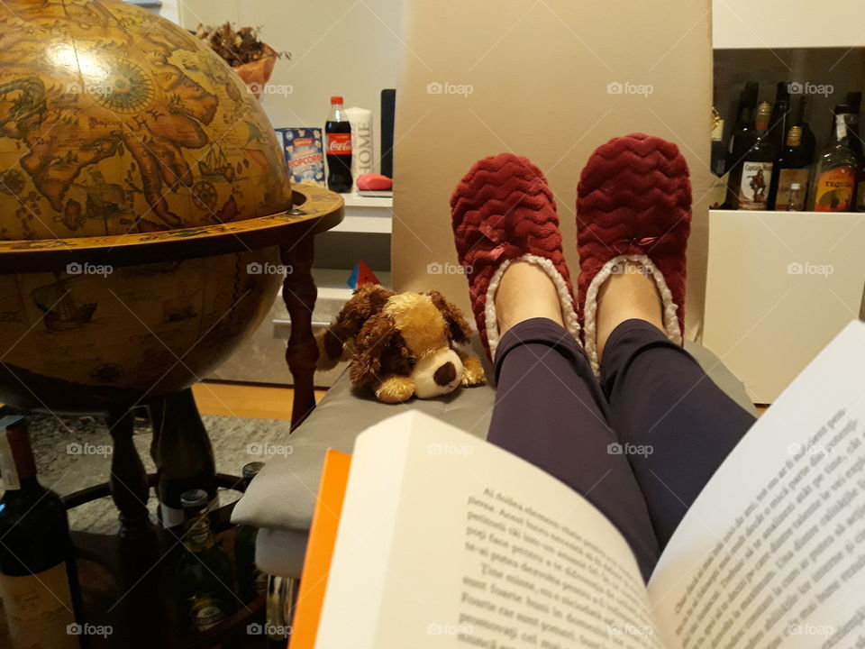 Staying cozy at home