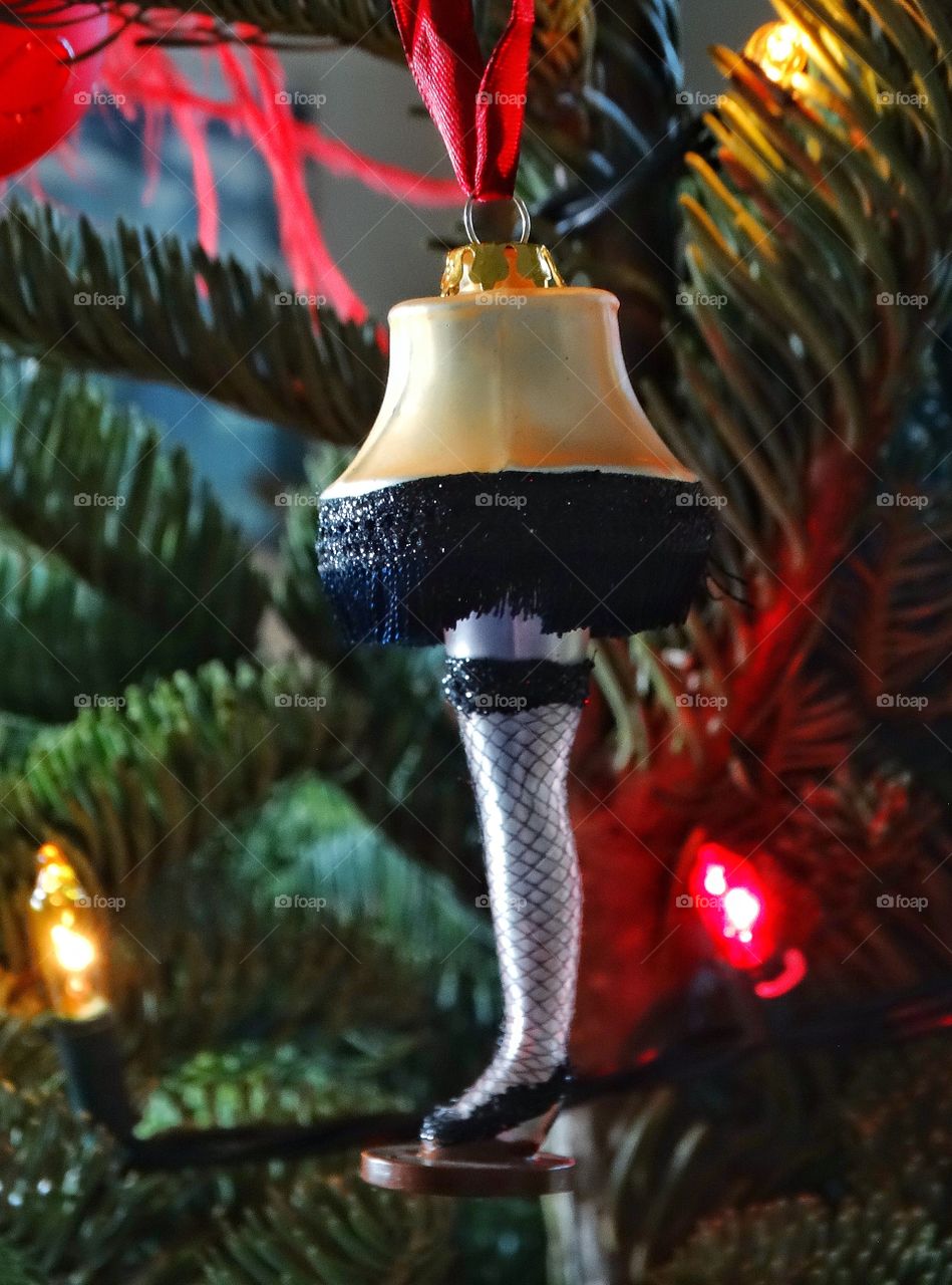 Kitsch American Christmas Ornament
