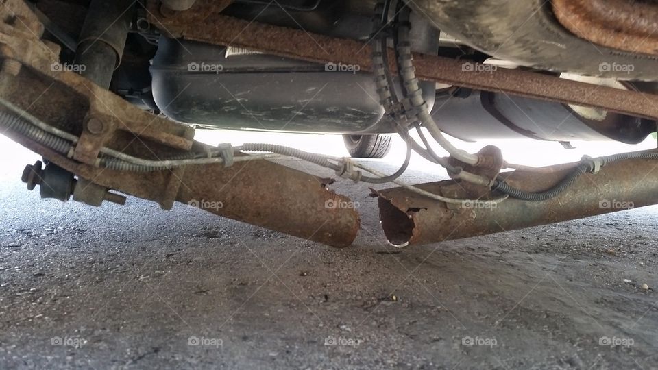 Broken axle