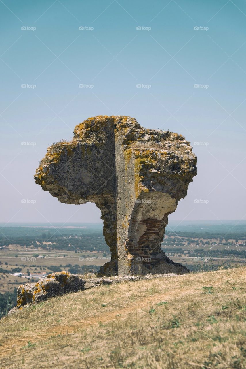 View of an old ruin