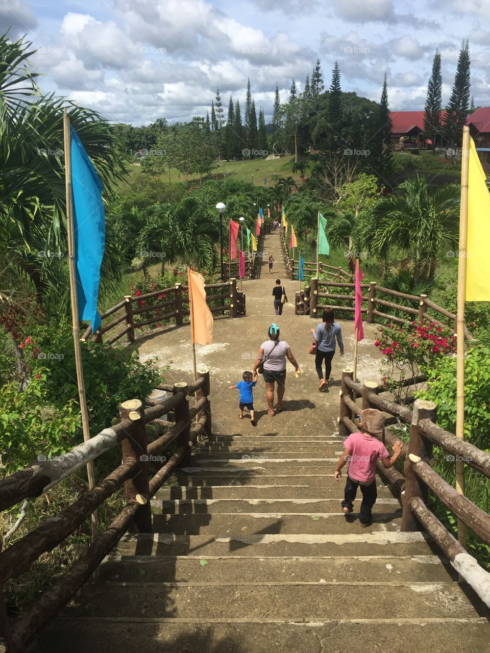 Sagbayan peak park in Bohol, Philippines