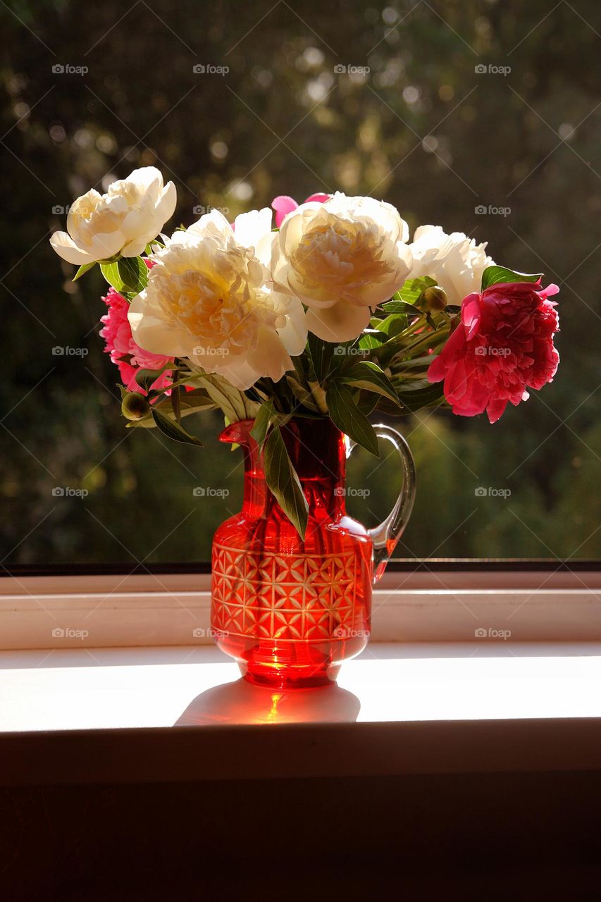 flowers in a vase