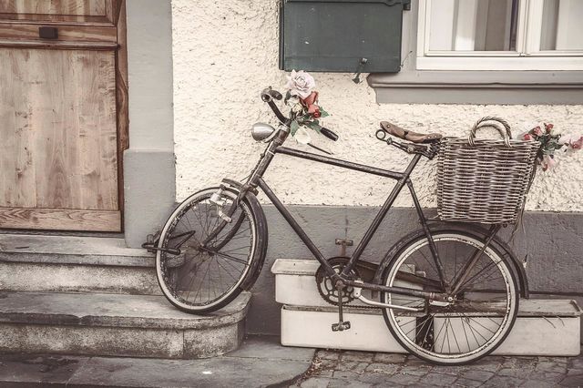 old bike, bicycle