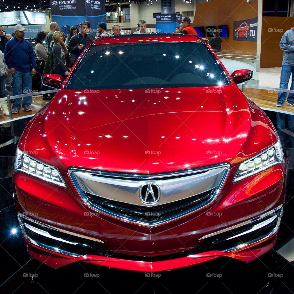Acura TLX. New Acura model displayed at the Chicago Auto Show