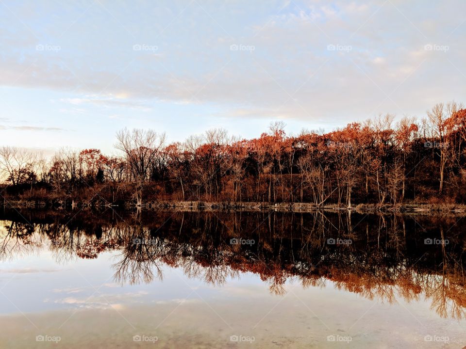 Reflection on the lake